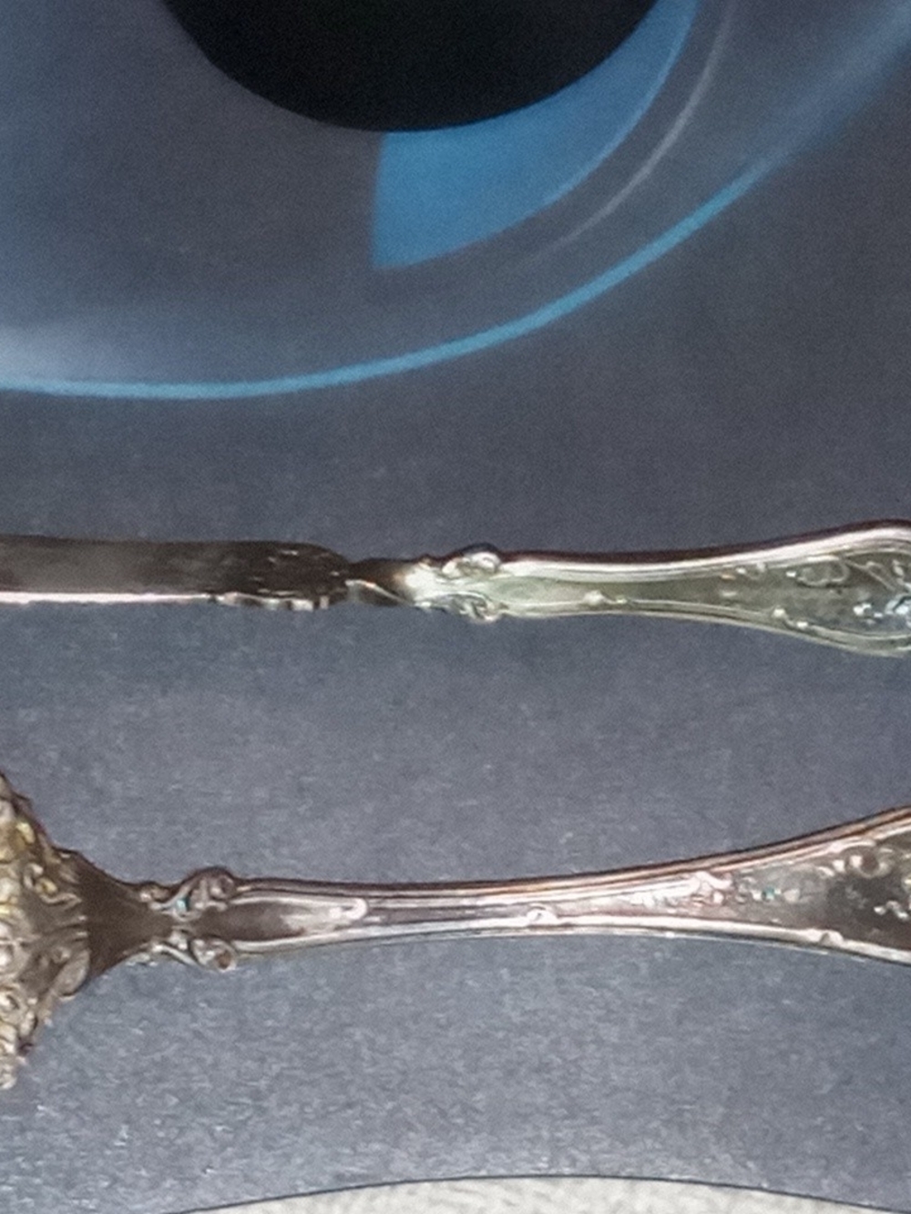 1847 Rogers Bros Silver-Plated Fork and Knife Set